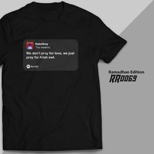 RR0069 - KAOS STARBOY THE WEEKEND PARODY EDISI RAMADHAN