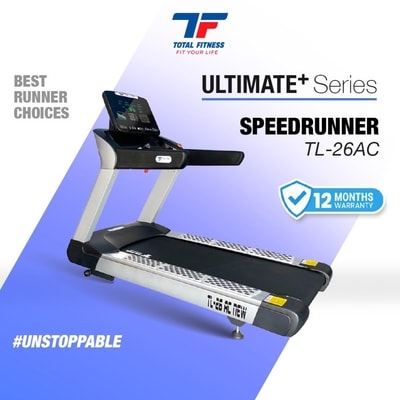 Treadmill elektrik besar komersil Total Fitness TL 26 AC