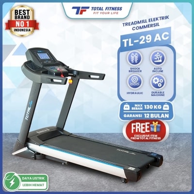 treadmill elektrik tl 29 ac total fitness bandung