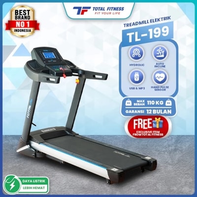 Treadmill Elektrik TL 199 Total Fitnes Bandung
