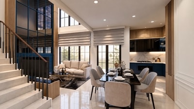 living room interior rumah modern classic