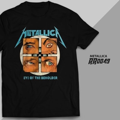 Kaos Band Metallica Eye of The Beholder