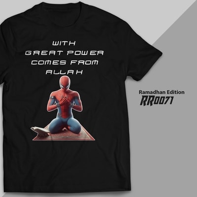 RR0071 - KAOS SPIDERMAN EDISI RAMADHAN