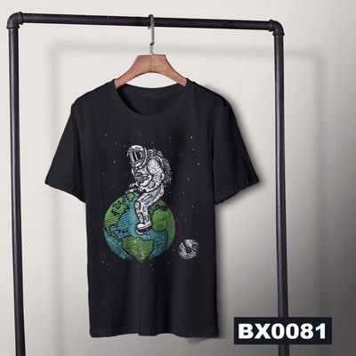 Kaos Olahraga Astronot Sepeda