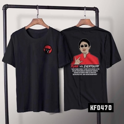 Kaos PUAN VS EVERYBODY FROM “BANTENG MERAH SERIES