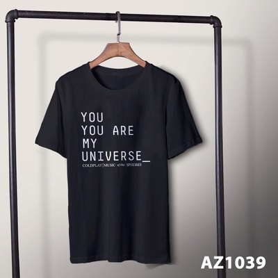 Kaos Band Coldplay you are my universe