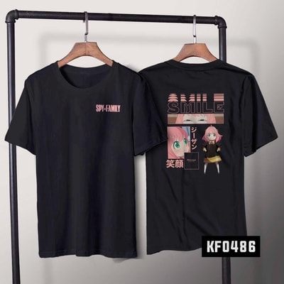 Kaos Anime Spy x Family Anya Smile