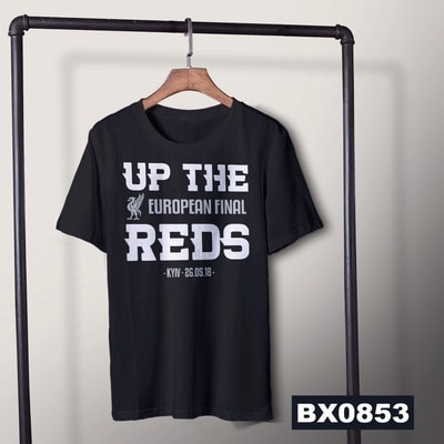 Kaos Sepakbola - LIVERPOOL - Final UCL 2018 - CO1 - Hitam