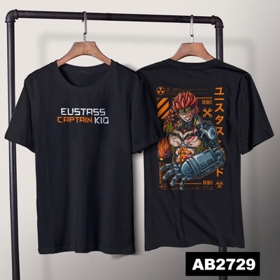 Kaos Anime One Piece Eustass Captain Kid Cyborg