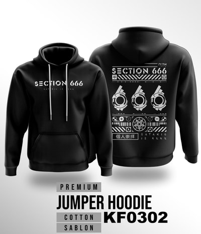 Jaket Hoodie Section 666