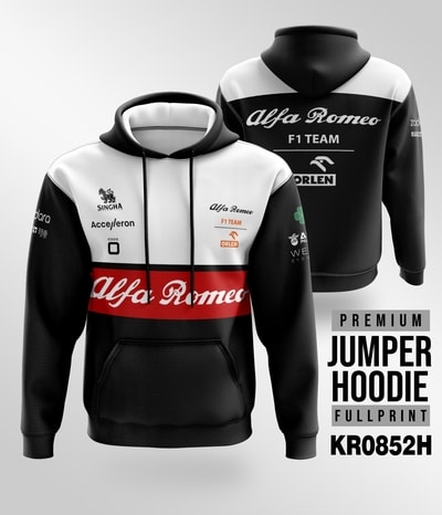 Jaket Hoodie Alfa Romeo