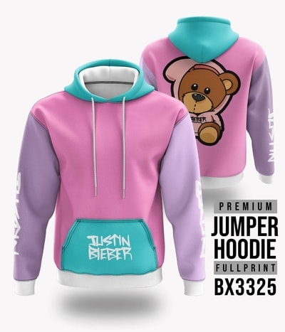 Jaket Hoodie Justin Bieber Bear