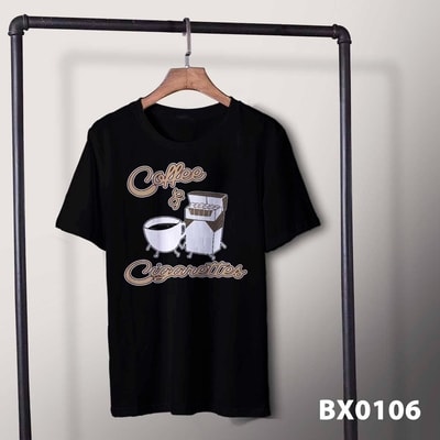 Kaos Coffe And Cigarettes