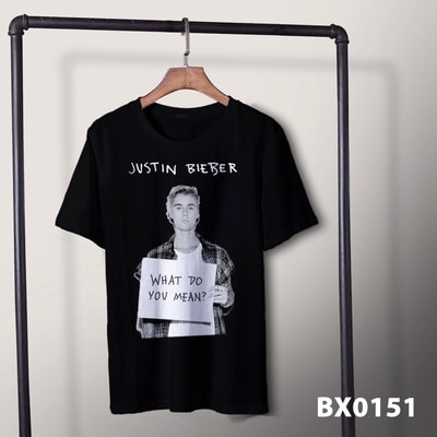 Kaos Justin Bieber - What  Do You Mean