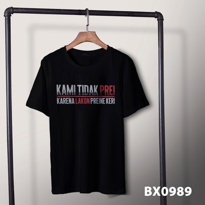 Kaos kami tidak prei