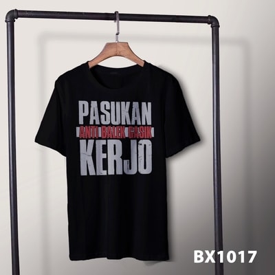 Kaos pasukan anti balek gasik kerjo