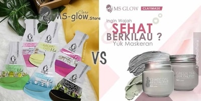 Madame Gie Beauty Mud Icing Mask VS MS Glow Clay Mask