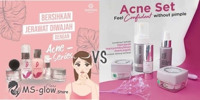 JUSTMINE Beauty Paket Acne VS MS Glow Paket Acne
