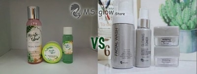 Review Produk Arasta Glow Asli VS Produk MS Glow