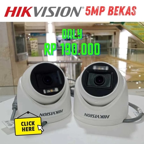 Hikvision 5mp bekas