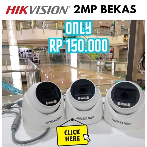 Hikvision 2mp bekas