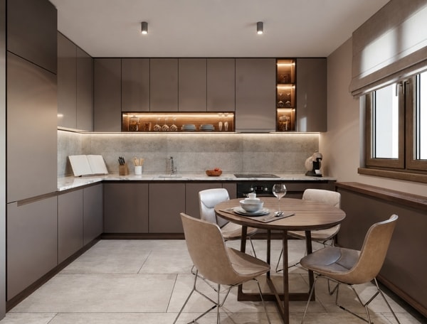 L-shape-kitchen-set-mewah-modern