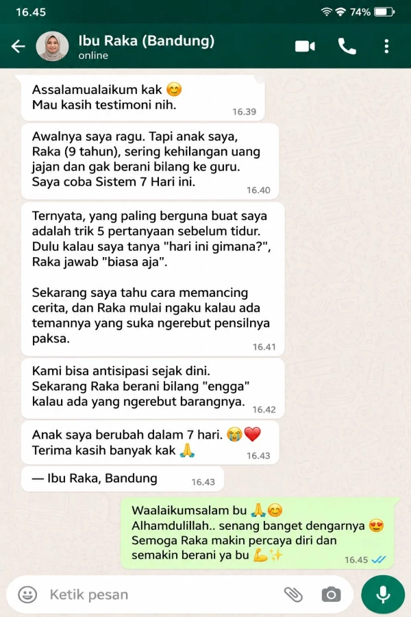Testimoni WA 3