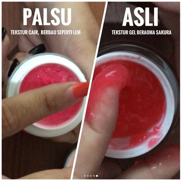 red jelly palsu ms glow