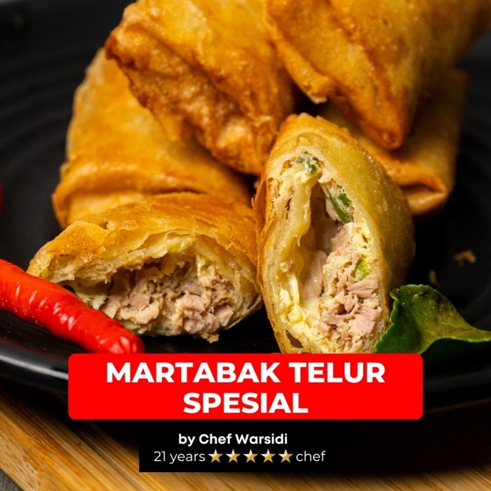 Warsidi KELAS MASAK ONLINE MARTABAK TELUR SPECIAL