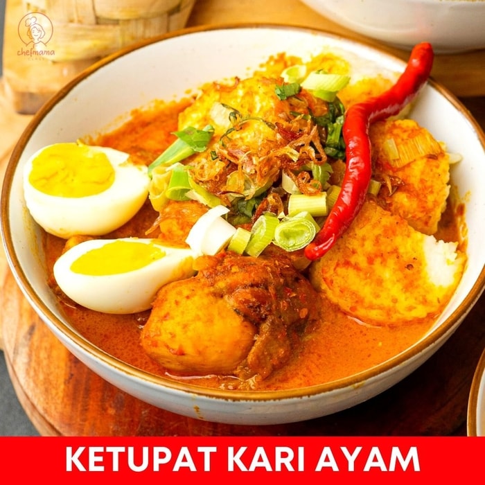 Warsidi KELAS MASAK ONLINE KETUPAT KARI AYAM