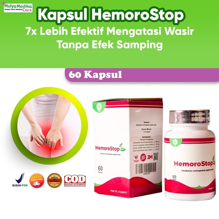 HEMOROSTOP - Membantu Mengatasi Wasir/Ambeien Dengan Cepat