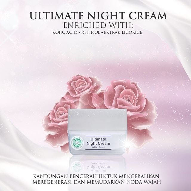 Ultimate night cream ms glow new packaging