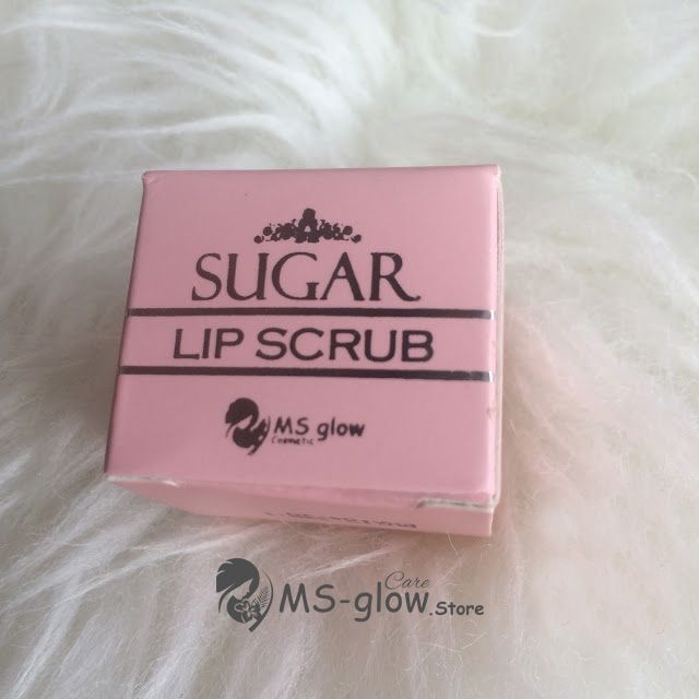 kemasan sugar lips scrub ms glow