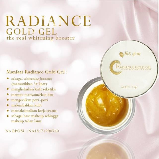 manfaat radiance gold gel