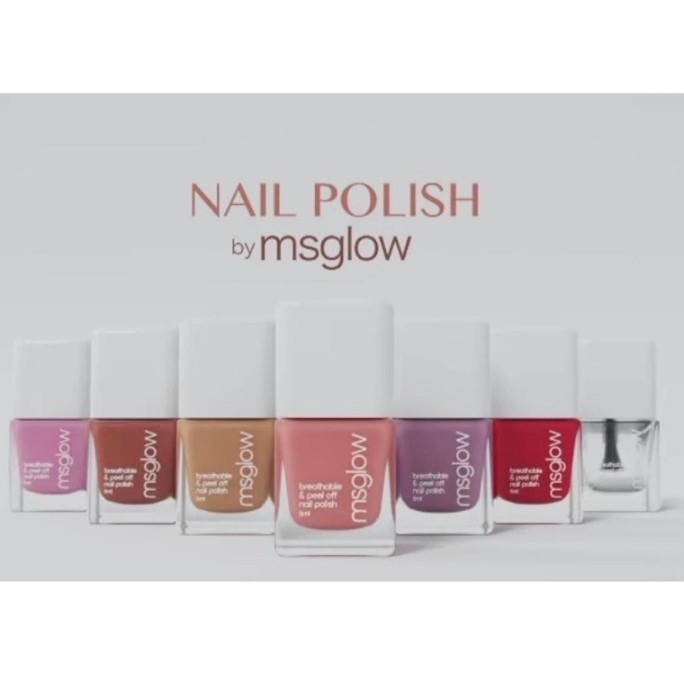 New Produk Nail Polish MS Glow: Kutek Breathable dan Halal Pertama