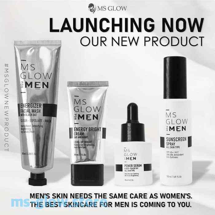 Basic MS Glow Men, Paket Rangkaian Skincare untuk Pria & Manfaatnya