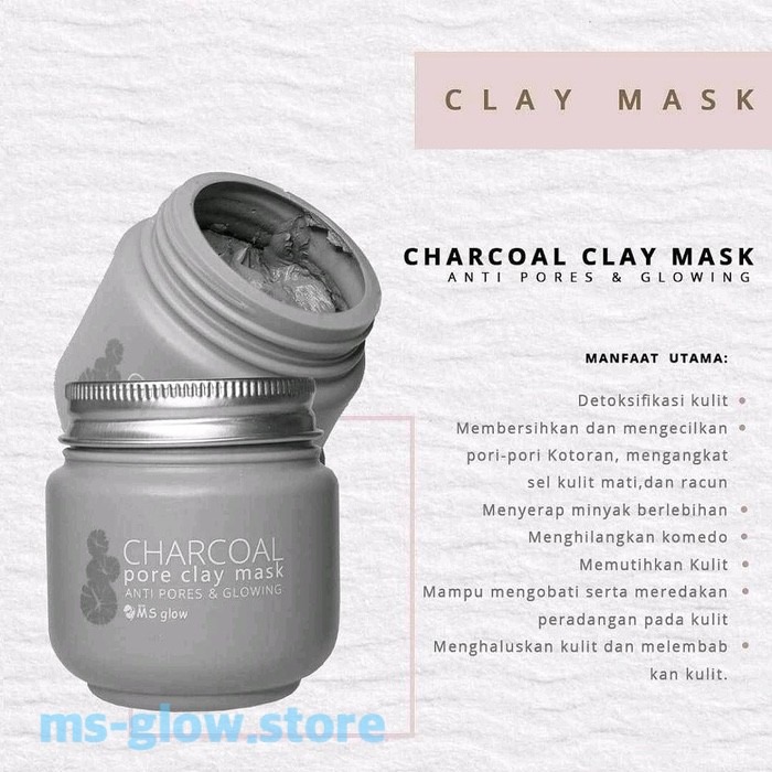 Charcoal Clay Mask MS Glow