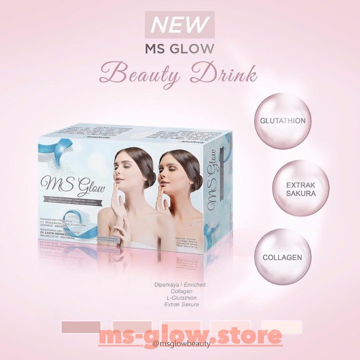 MS Glow Beauty Drink: Mempercantik & Memutihkan Tubuh dari Dalam