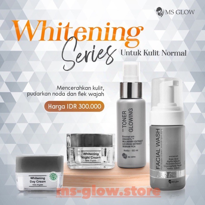 MS Glow Produk Terlaris Paket Whitening Series