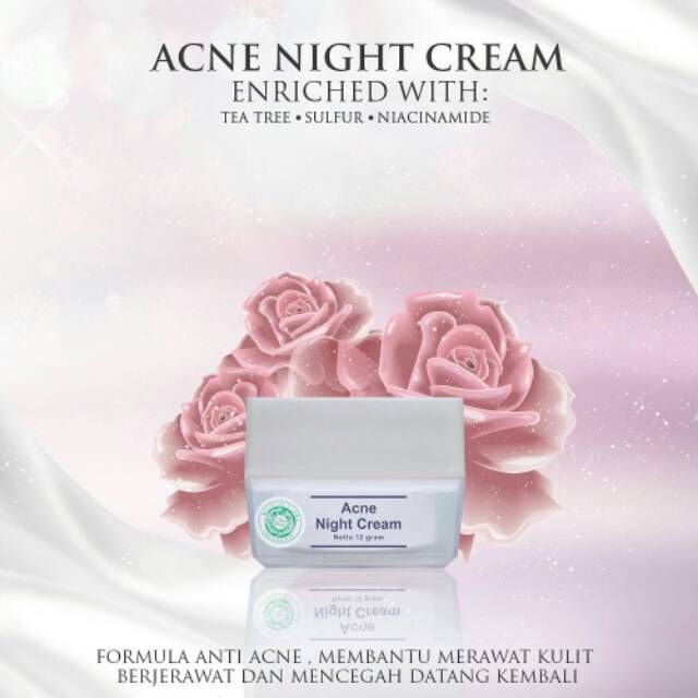 Gamar Acne Night Cream MS Glow