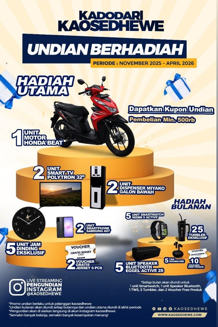 Pemenang "Kado dari Kaosedhewe" November (Season 1) & Info Undian Desember S2