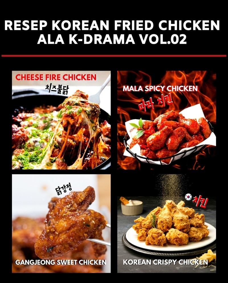 KELAS MASAK ONLINE KOREAN FRIED CHICKEN VOL.02