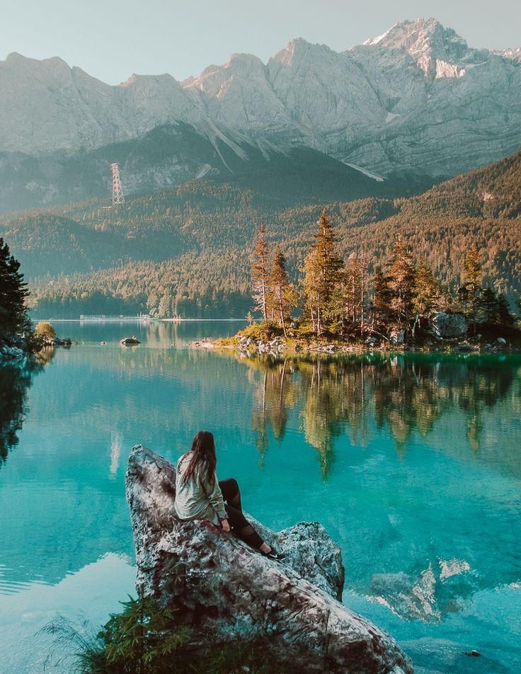 Eibsee Lake, Munich, Jerman