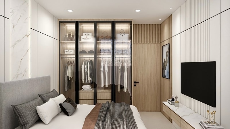 kamar tidur modern 3x3