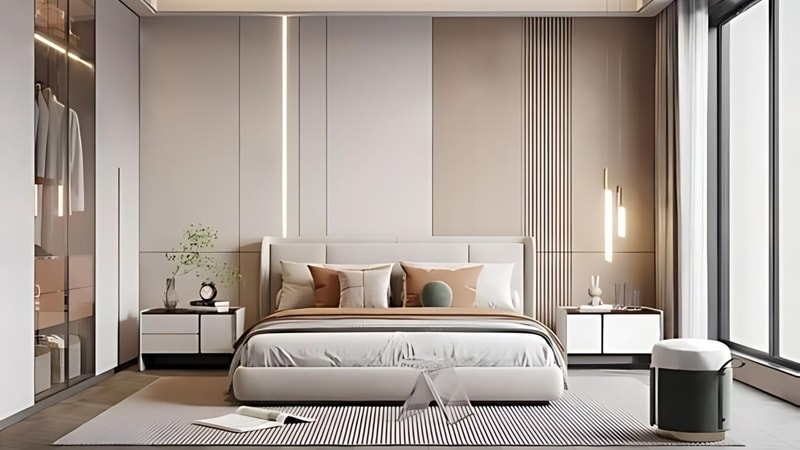 interior kamar tidur modern style