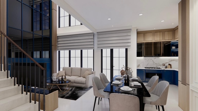 Living room modern classic