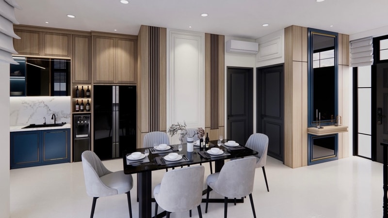 living room modern classic