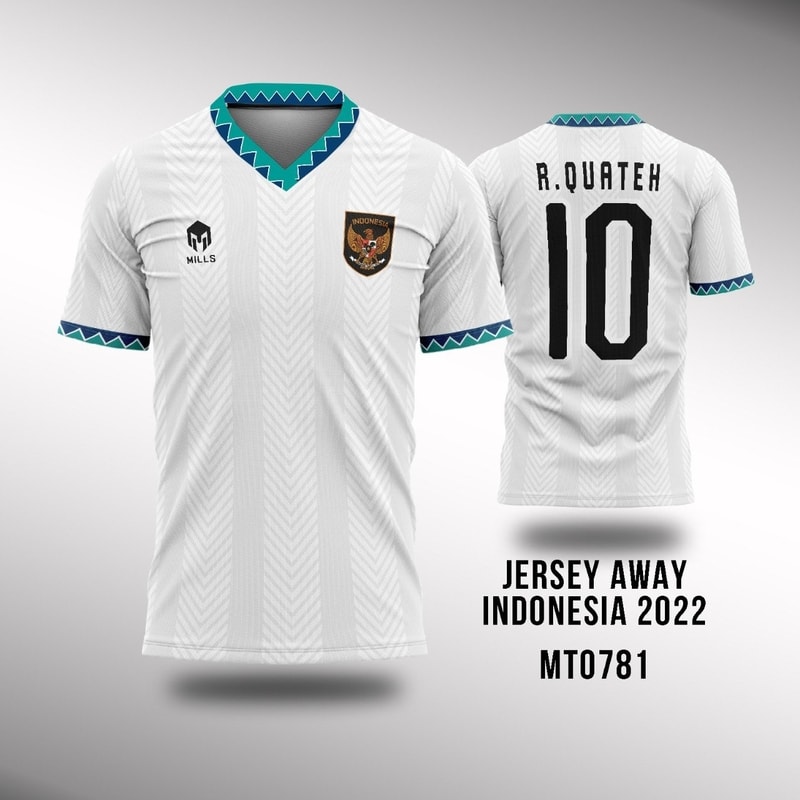 Kaos Jersey Sepakbola Timnas Indonesia 2022 - Away