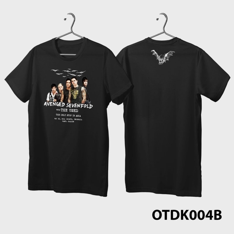 Kaos Band Avenged Sevenfold Live in Jakarta - With The Used