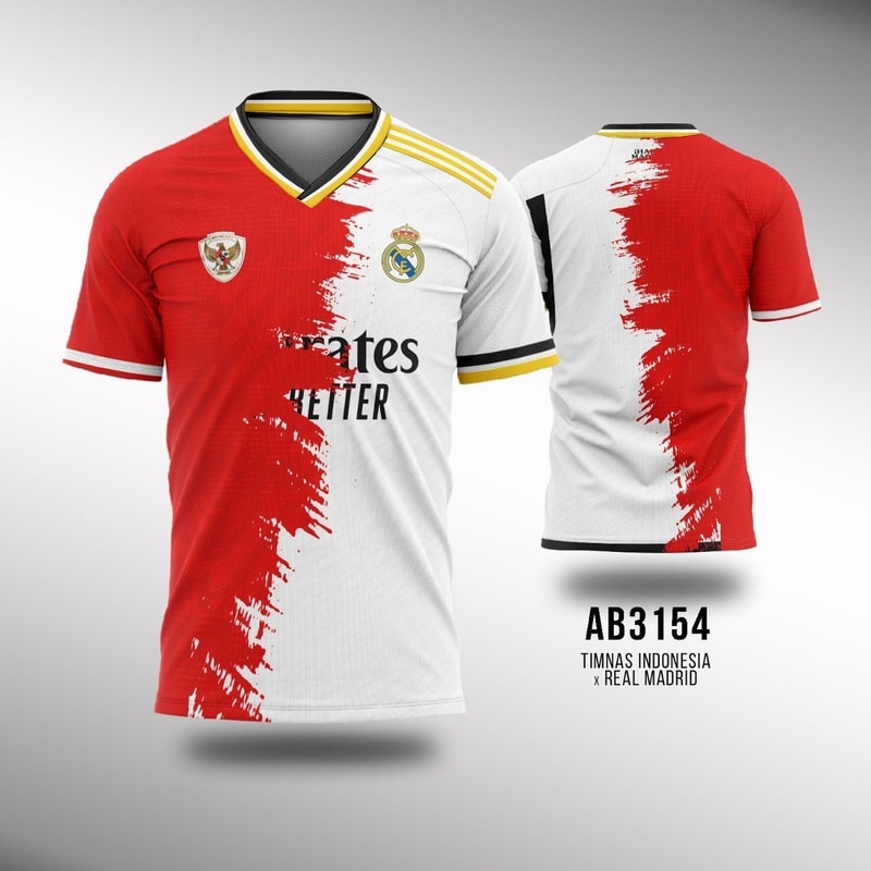 Kaos Jersey TImnas Indonesia x Real Madrid